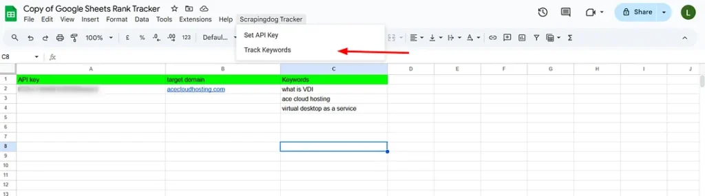 google sheet