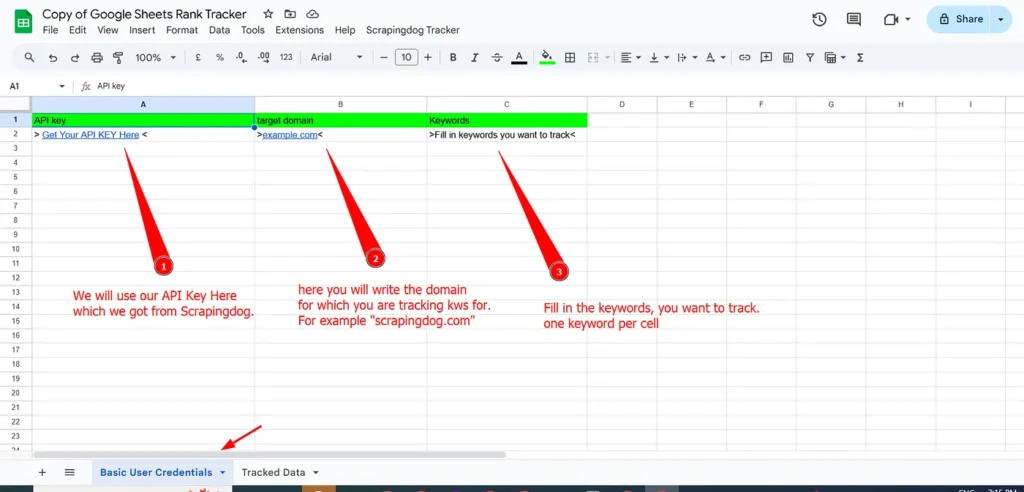 google sheet