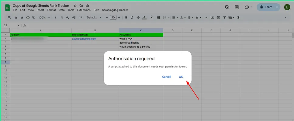 google sheet