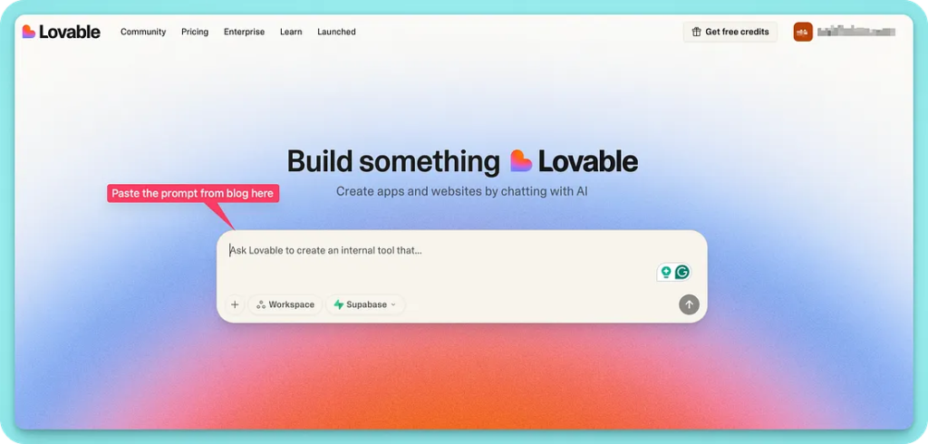 lovable dashboard