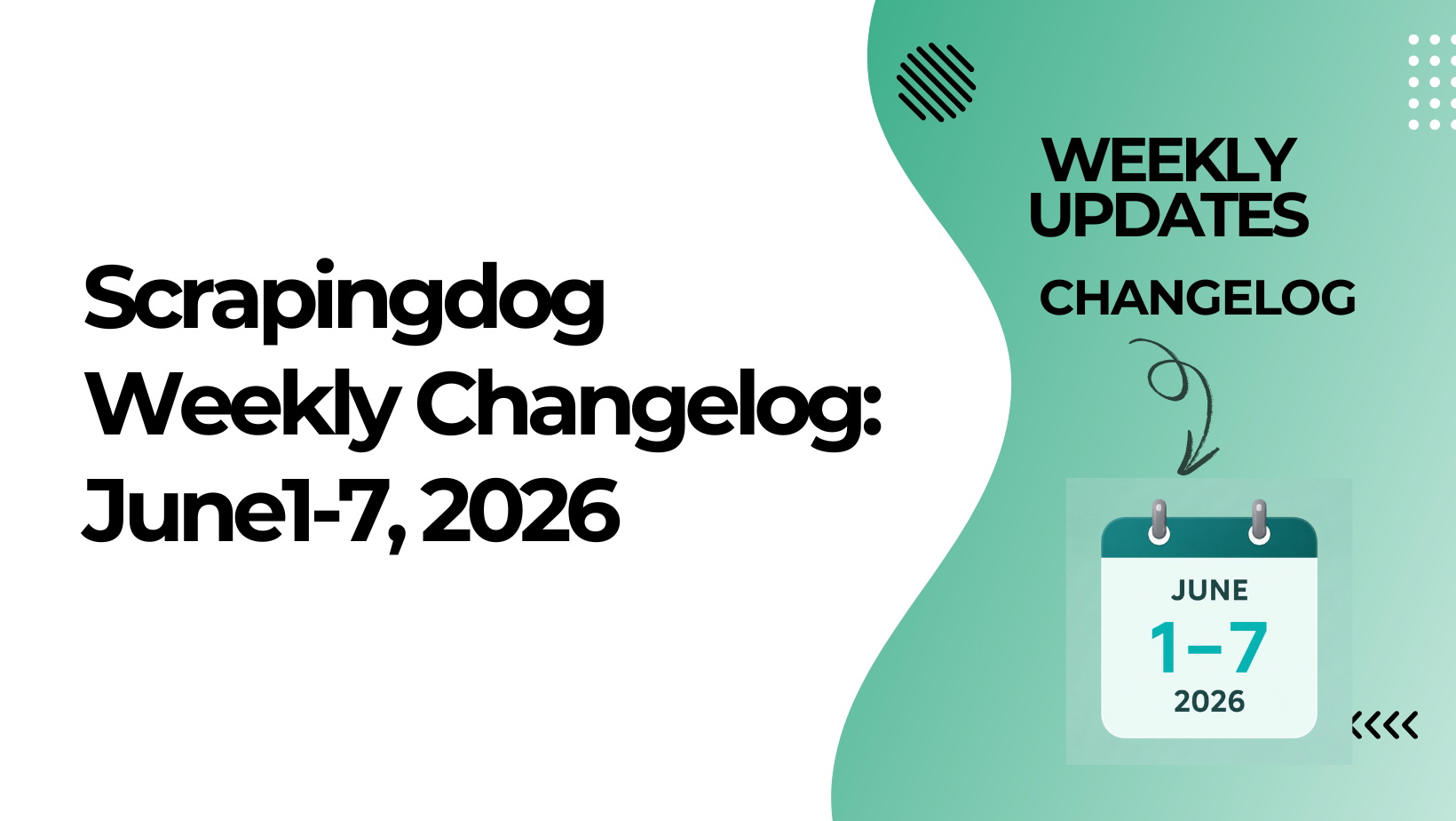 Scrapingdog Weekly updates June